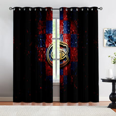 Montreal Canadiens Hockey League Blackout Curtains Drapes For Window Treatment Set