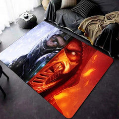 Mortal Kombat Graphic Carpet Living Room Bedroom Sofa Rug Door Mat Kitchen Bathroom Mats for Kids