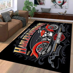 Motor Logo Carpet Living Room Bedroom Sofa Rug Door Mat