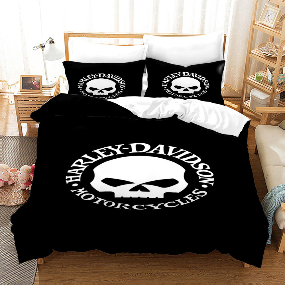 Motor  Duvet Cover Quilt Cover Pillowcase Bedding Set Bed Linen Home Bedroom Decor