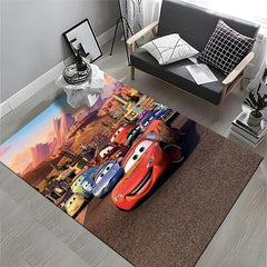 Movie Cars Lightning McQueen Carpet Living Room Bedroom Sofa Mat Door Rugs