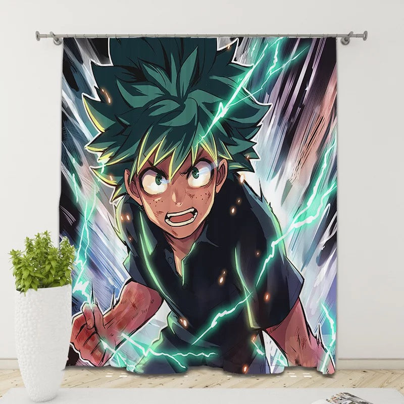 My Hero Academia Deku Midoriya Izuku  Blackout Curtain for Bedroom Window Treatment