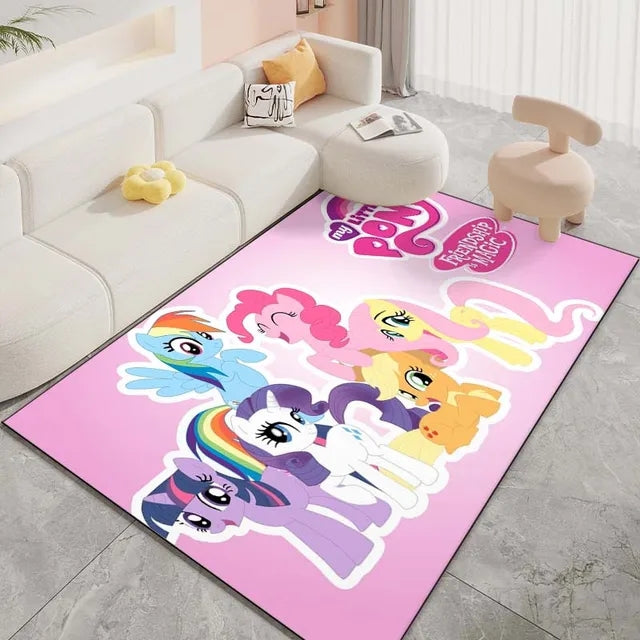 My Little Pony Graphic Carpet Living Room Bedroom Sofa Rug Door Mat Kitchen