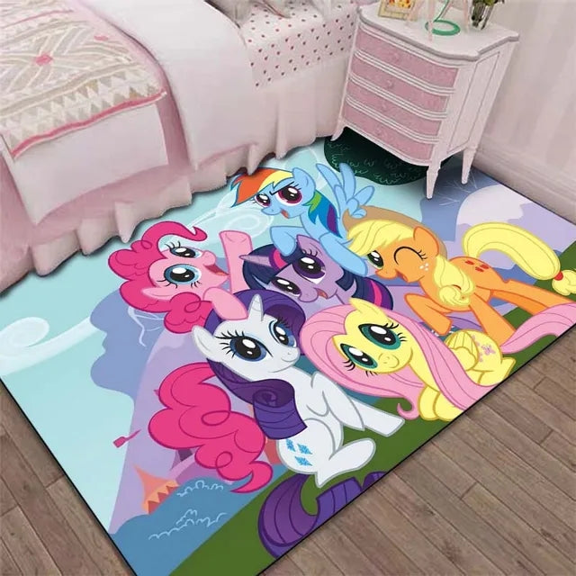 My Little Pony Graphic Carpet Living Room Bedroom Sofa Rug Door Mat Kitchen