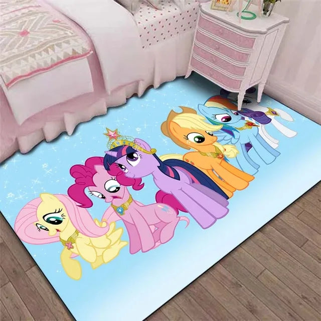 My Little Pony Graphic Carpet Living Room Bedroom Sofa Rug Door Mat Kitchen