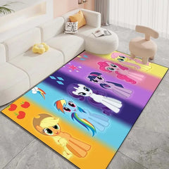 My Little Pony Graphic Carpet Living Room Bedroom Sofa Rug Door Mat Kitchen