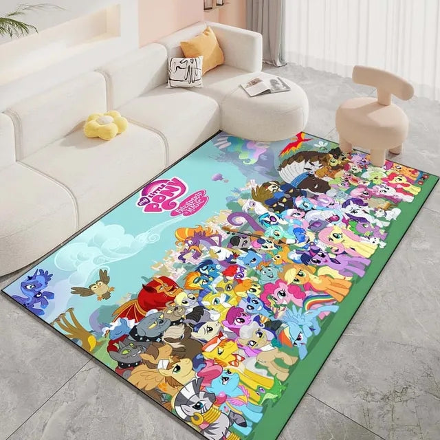 My Little Pony Graphic Carpet Living Room Bedroom Sofa Rug Door Mat Kitchen