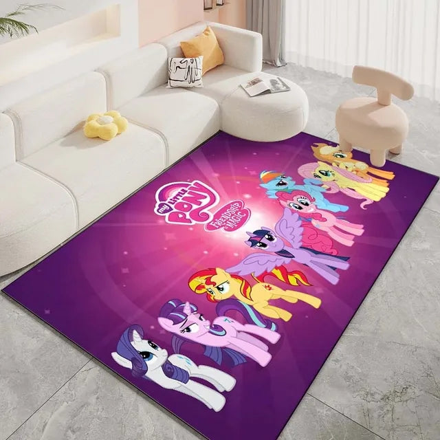 My Little Pony Graphic Carpet Living Room Bedroom Sofa Rug Door Mat Kitchen