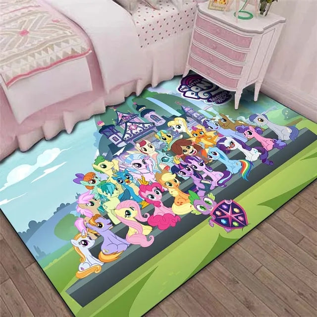 My Little Pony Graphic Carpet Living Room Bedroom Sofa Rug Door Mat Kitchen