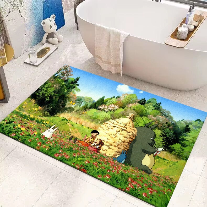 My Neighbour TOTORO Cosplay Carpet Living Room Bedroom Sofa Rug Door Mat