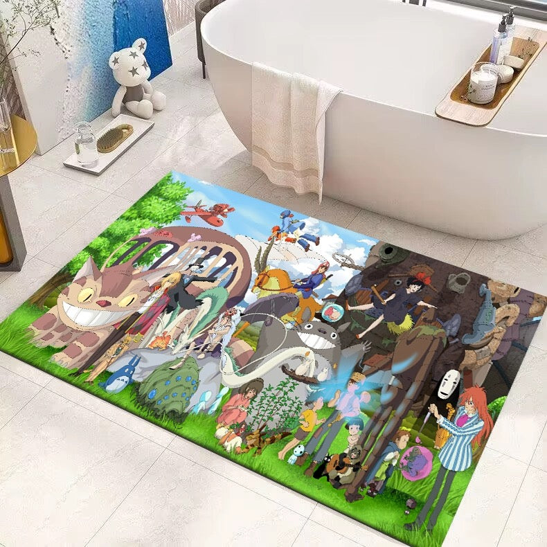 My Neighbour TOTORO Cosplay Carpet Living Room Bedroom Sofa Rug Door Mat