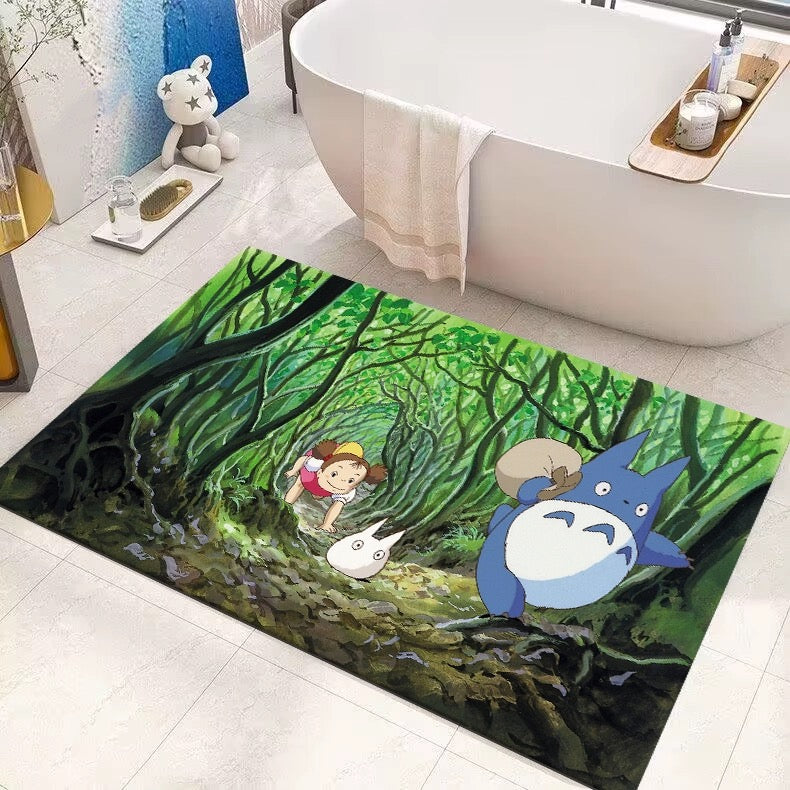 My Neighbour TOTORO Cosplay Carpet Living Room Bedroom Sofa Rug Door Mat