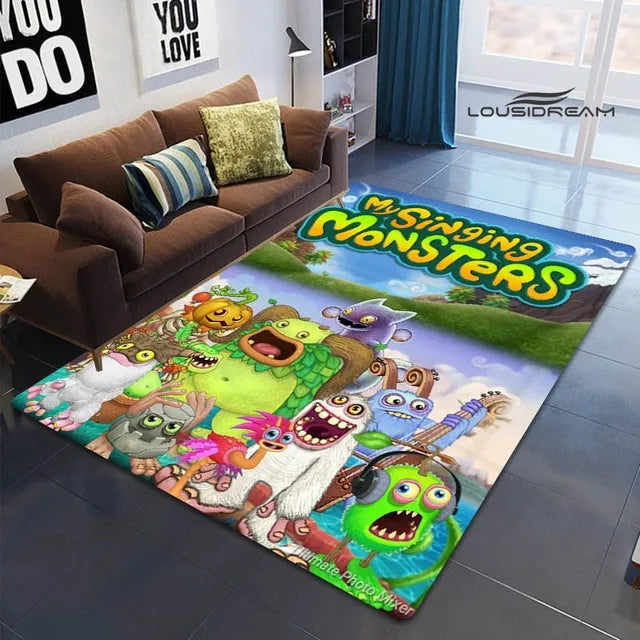 My Singing Monsters Cosplay Carpet Living Room Bedroom Sofa Rug Door Mat