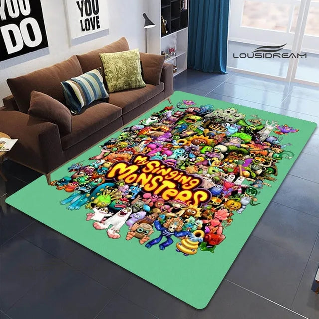 My Singing Monsters Cosplay Carpet Living Room Bedroom Sofa Rug Door Mat