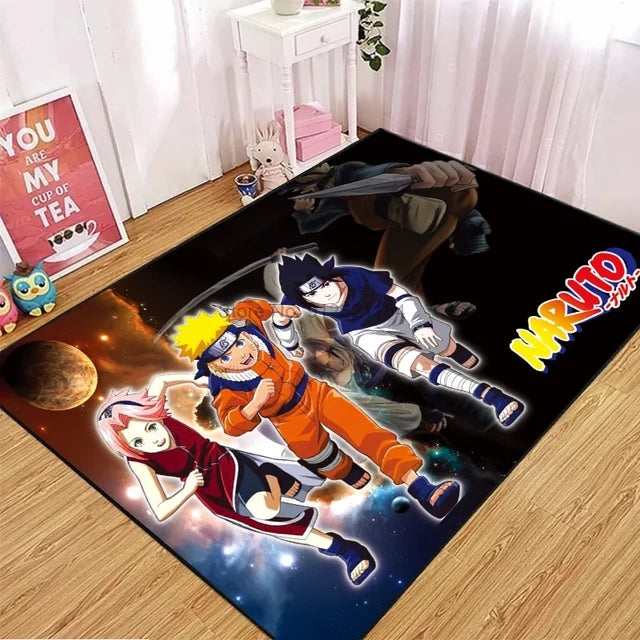 Naruto Carpet Living Room Bedroom Sofa Mat Door Mat Kitchen Bathroom Rugs