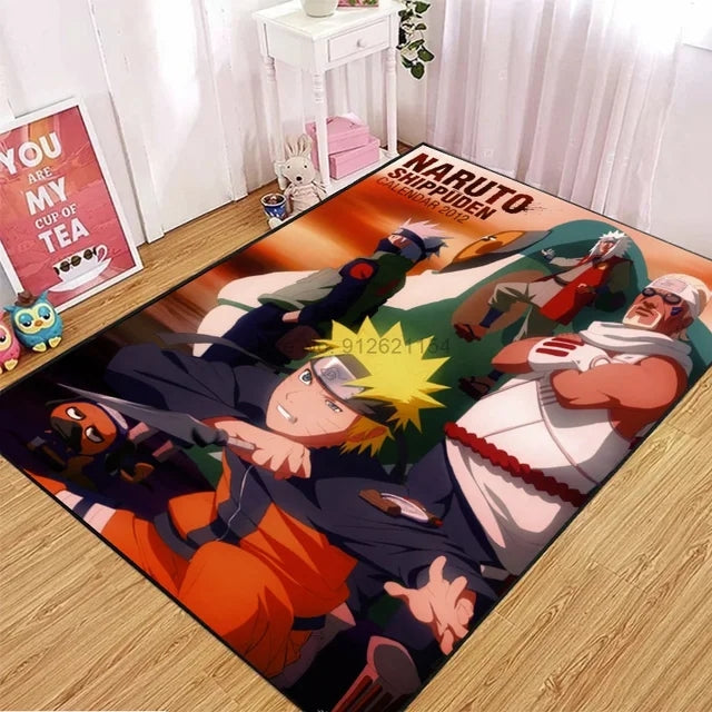 Naruto Carpet Living Room Bedroom Sofa Mat Door Mat Kitchen Bathroom Rugs