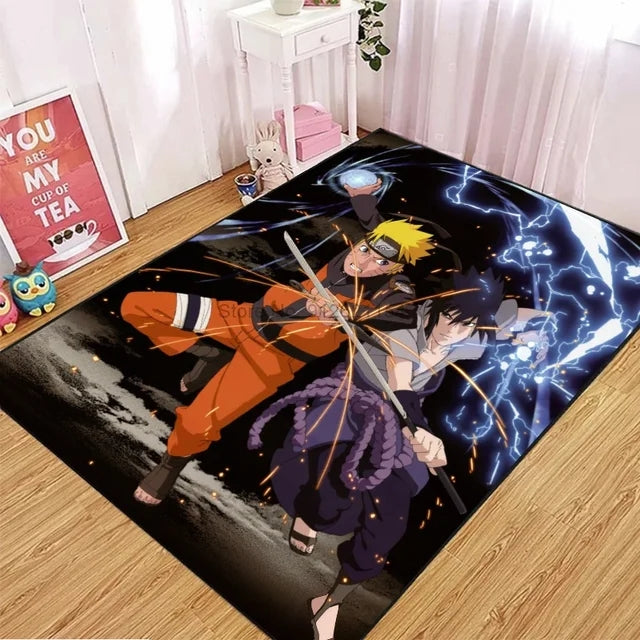 Naruto Carpet Living Room Bedroom Sofa Mat Door Mat Kitchen Bathroom Rugs