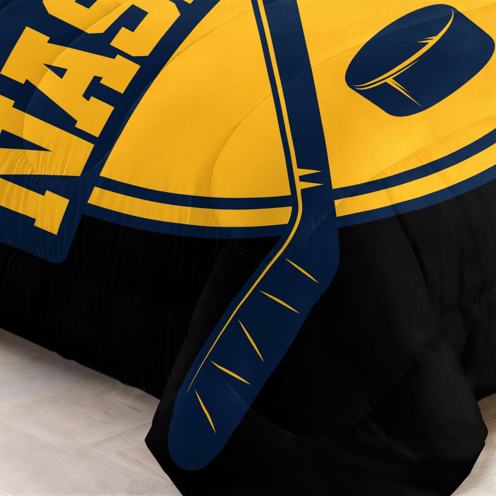 Nashville Predators Hockey League Comforter Pillowcase Sets Blanket All Season Reversible Quilted Duvet