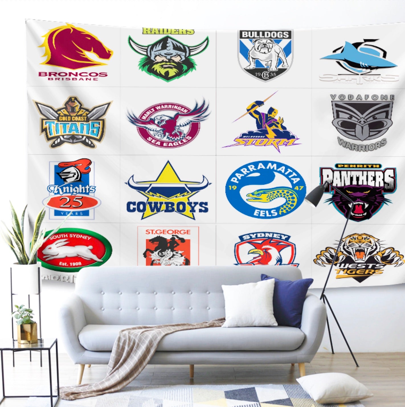 National Football League American Football Wall Decor Hanging Tapestry Bedroom Decorations