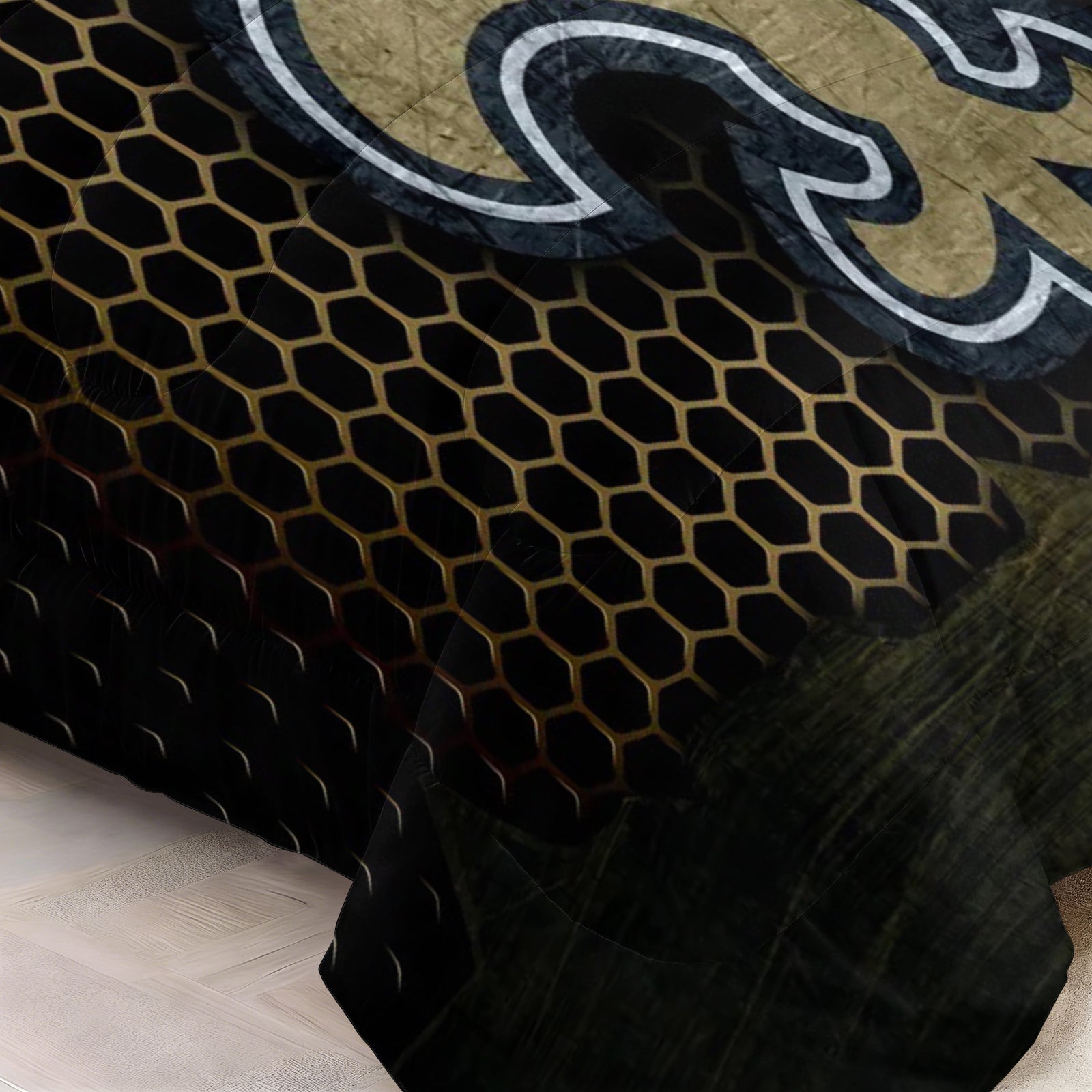 New Orleans Saints Comforter Pillowcase Sets Blanket All Season Reversible Quilted Duvet