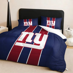 New York Giants Comforter Pillowcase Sets Blanket All Season Reversible Quilted Duvet