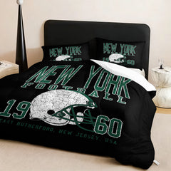 New York Jets Comforter Pillowcase Sets Blanket All Season Reversible Quilted Duvet