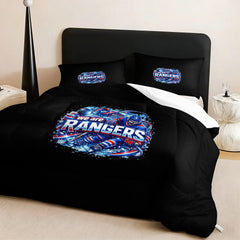 New York Rangers Hockey League Comforter Pillowcase Sets Blanket All Season Reversible Quilted Duvet