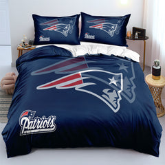 New England Patriots Football League Duvet Cover Quilt Cover Pillowcase Bedding Set