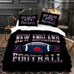 New England Patriots Football Duvet Cover Quilt Case Pillowcase Bedding Set Without Filler