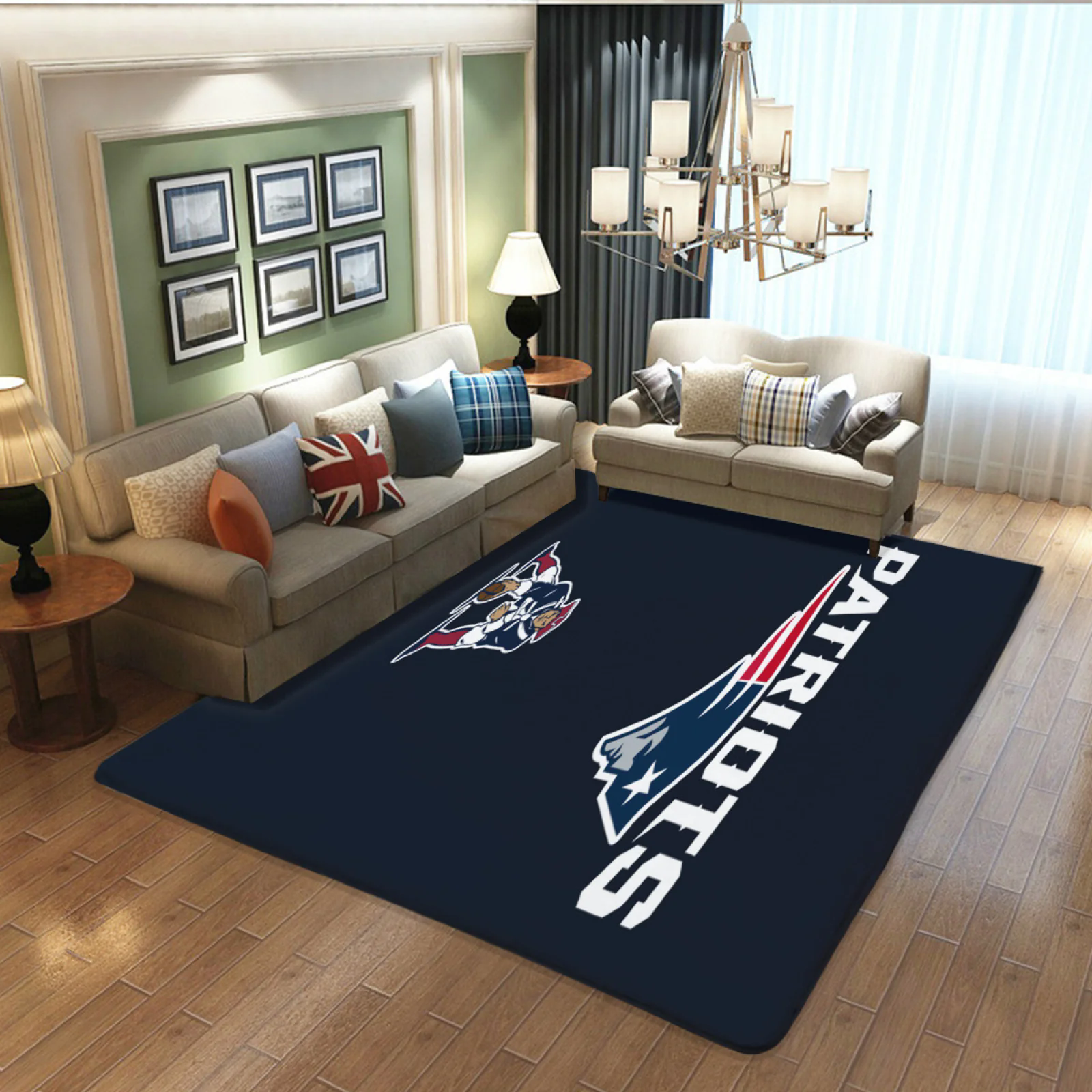 New England Patriots Football Team Carpet Living Room Bedroom Mats Kitchen Bathroom Rugs