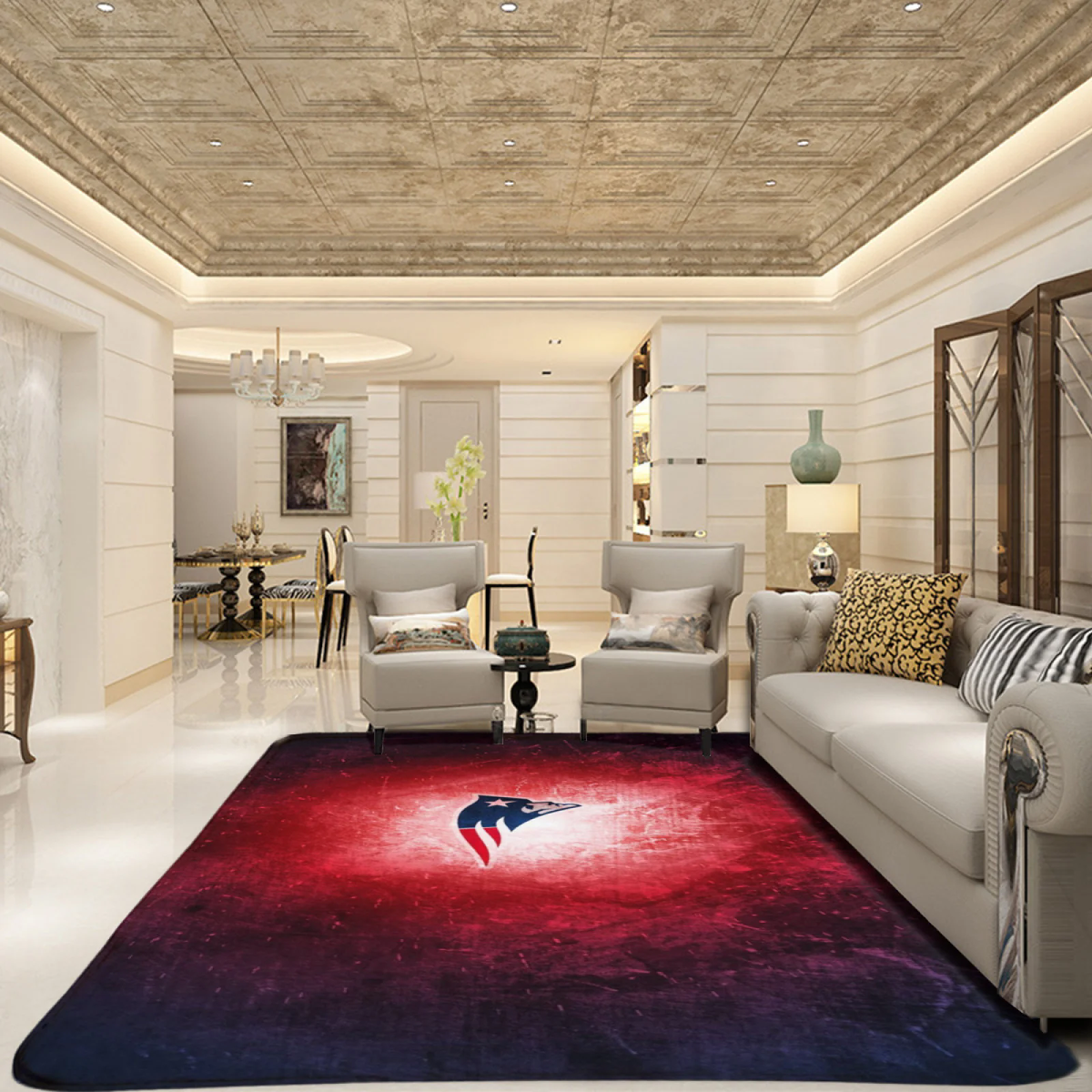 New England Patriots Football Team Carpet Living Room Bedroom Mats Kitchen Bathroom Rugs