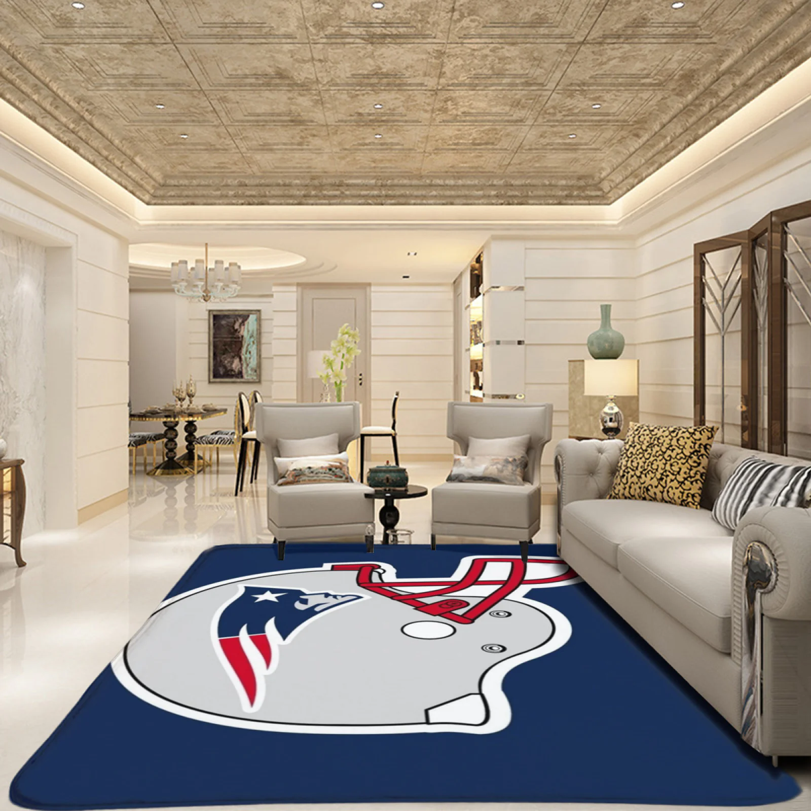 New England Patriots Football Team Carpet Living Room Bedroom Mats Kitchen Bathroom Rugs