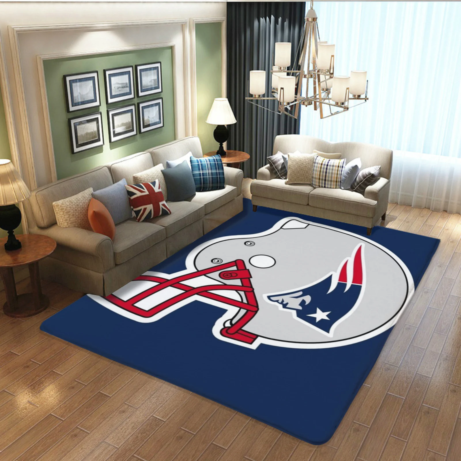 New England Patriots Football Team Carpet Living Room Bedroom Mats Kitchen Bathroom Rugs