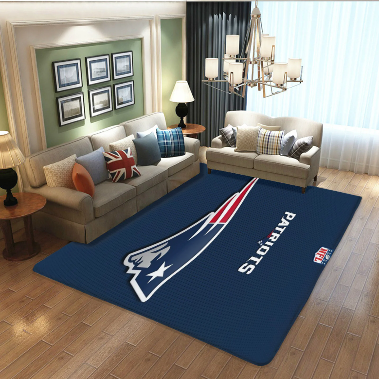 New England Patriots Football Team Carpet Living Room Bedroom Mats Kitchen Bathroom Rugs