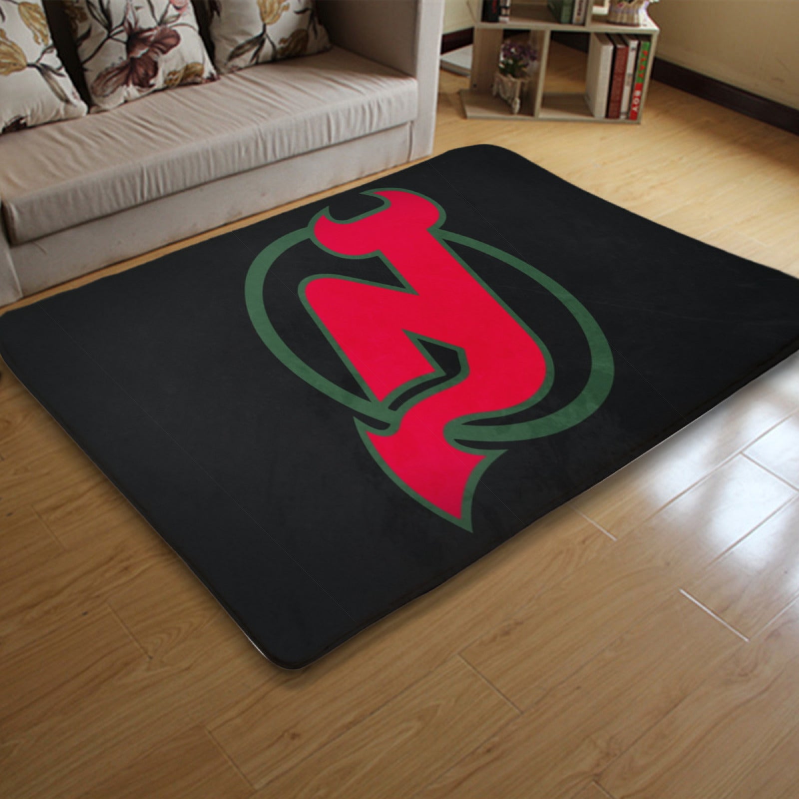 New Jersey Devils Hockey League Carpet Living Room Bedroom Mats Kitchen Bathroom Rugs