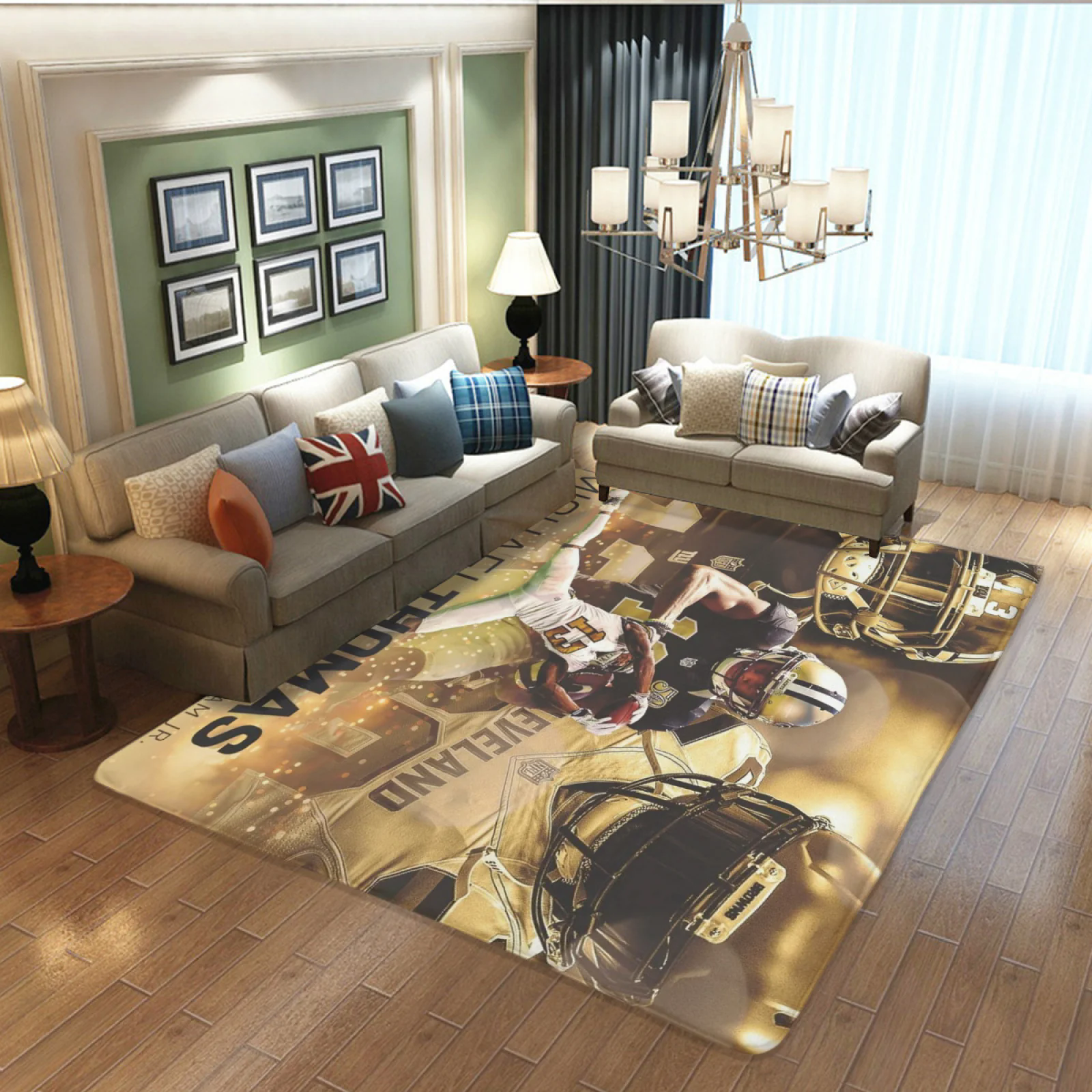 New Orleans Saints Football Team Carpet Living Room Bedroom Mats Kitchen Bathroom Rugs