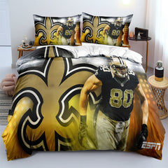 New Orleans Saints Football League  Duvet Cover Quilt Cover Pillowcase Bedding Set