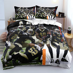 New Orleans Saints Football League  Duvet Cover Quilt Cover Pillowcase Bedding Set