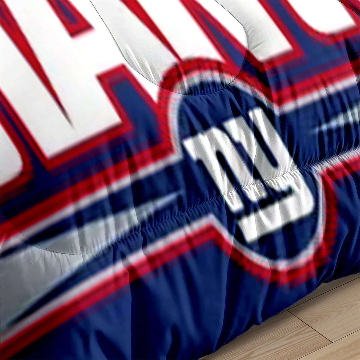 New York Giants Football Team Comforter Pillowcase Sets Blanket All Season Reversible Quilted Duvet