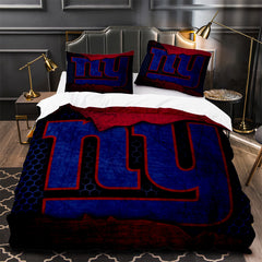 New York Giants Football Duvet Cover Quilt Case Pillowcase Bedding Set Without Filler