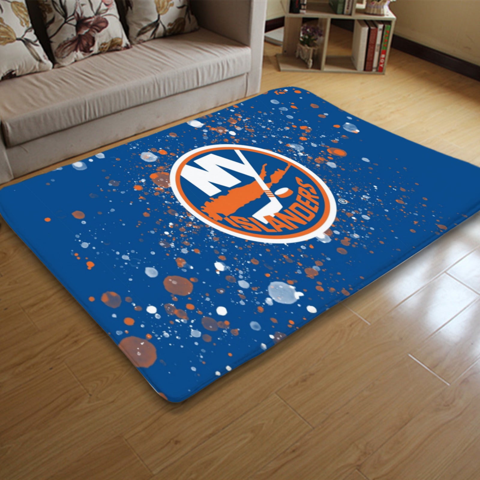 New YorkIslanders Hockey League Carpet Living Room Bedroom Mats Kitchen Bathroom Rugs