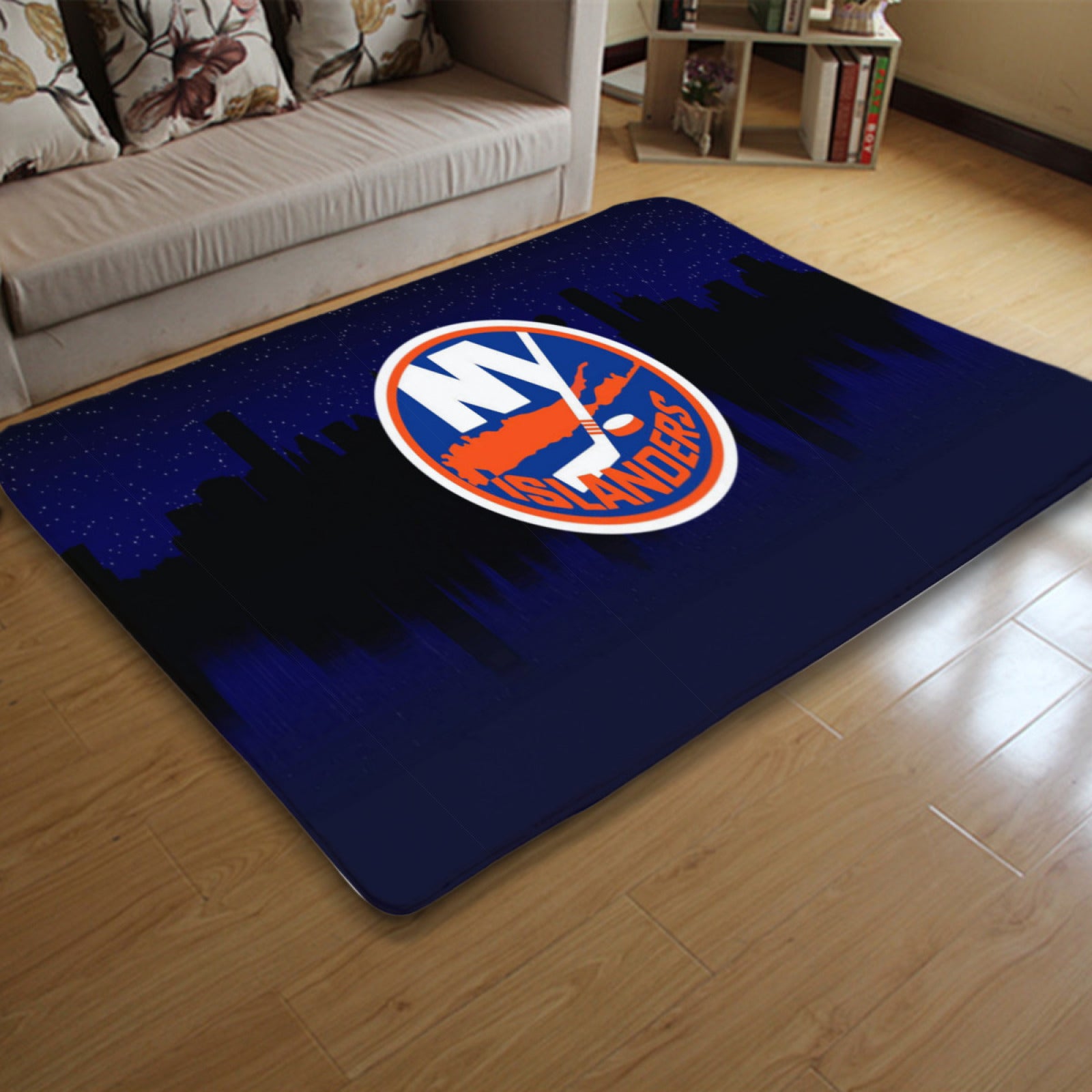 New YorkIslanders Hockey League Carpet Living Room Bedroom Mats Kitchen Bathroom Rugs