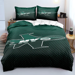 New York Jets Football League Duvet Cover Quilt Cover Pillowcase Bedding Set