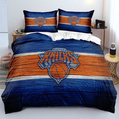New York Basketball Knicks Bedding Set Quilt Cover Without Filler