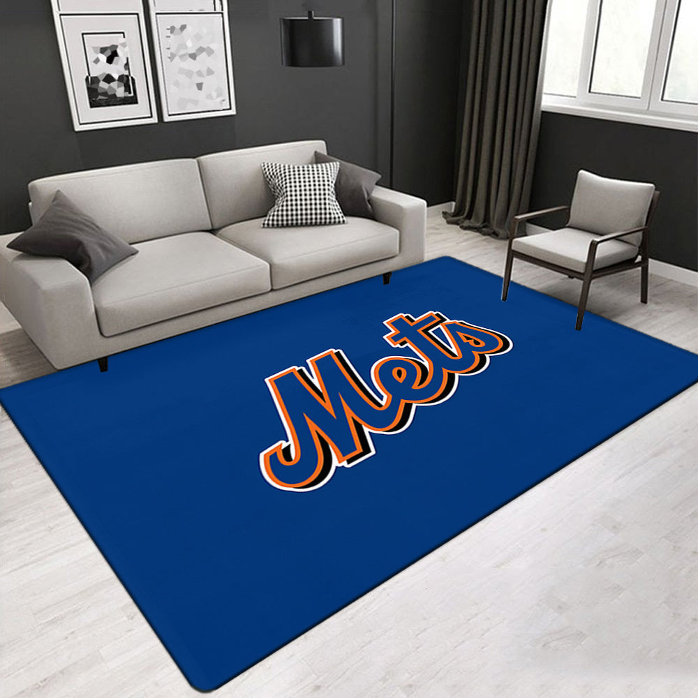 New York Mets Cosplay Carpet Living Room Bedroom Sofa Rug Door Mat