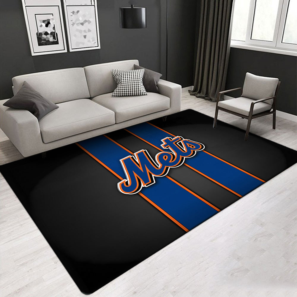 New York Mets Cosplay Carpet Living Room Bedroom Sofa Rug Door Mat