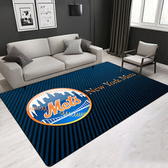 New York Mets Cosplay Carpet Living Room Bedroom Sofa Rug Door Mat