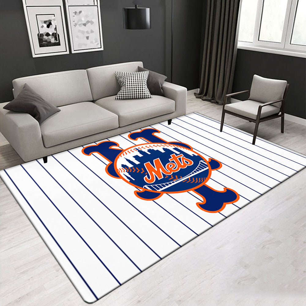 New York Mets Cosplay Carpet Living Room Bedroom Sofa Rug Door Mat