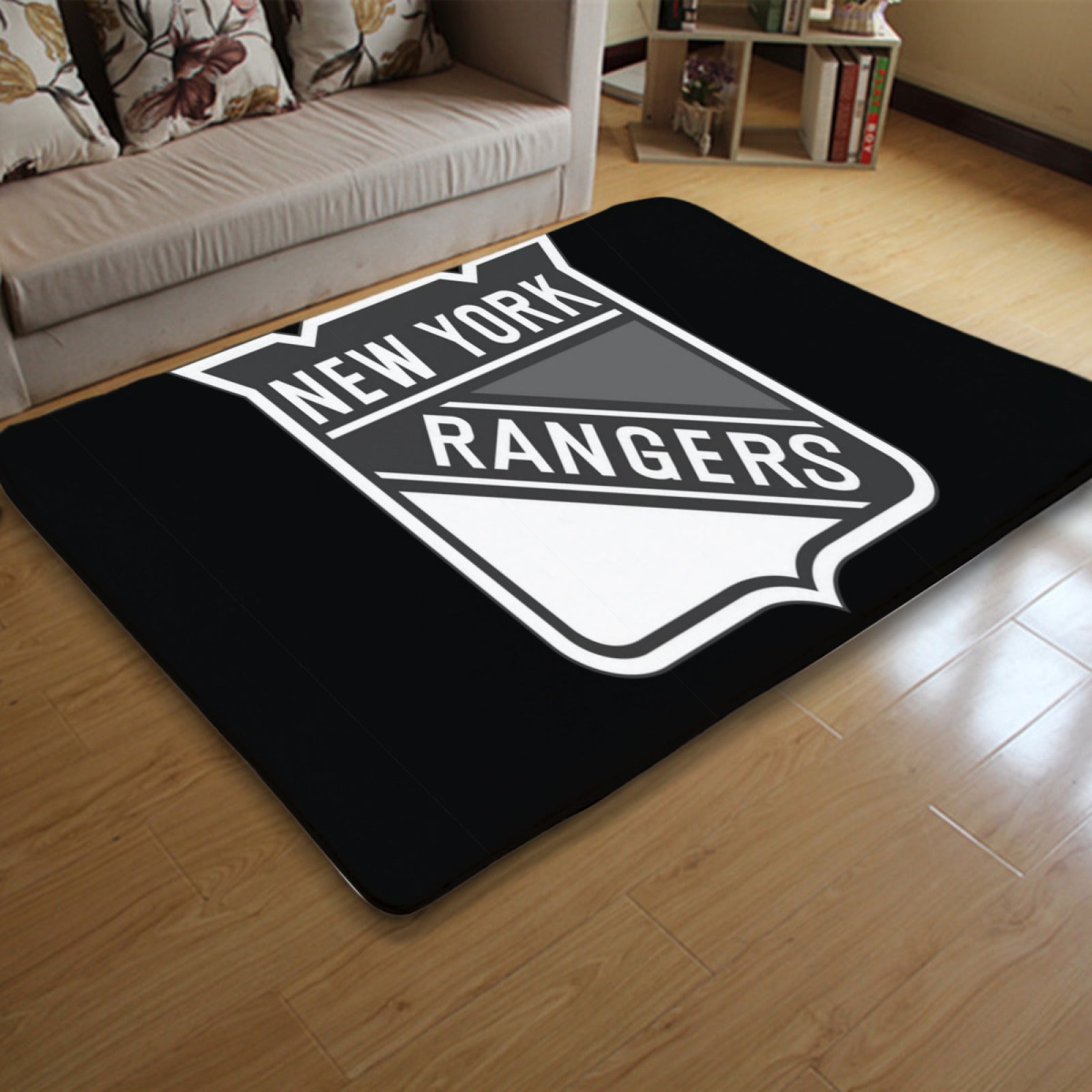 New York Rangers Hockey League Carpet Living Room Bedroom Mats Kitchen Bathroom Rugs