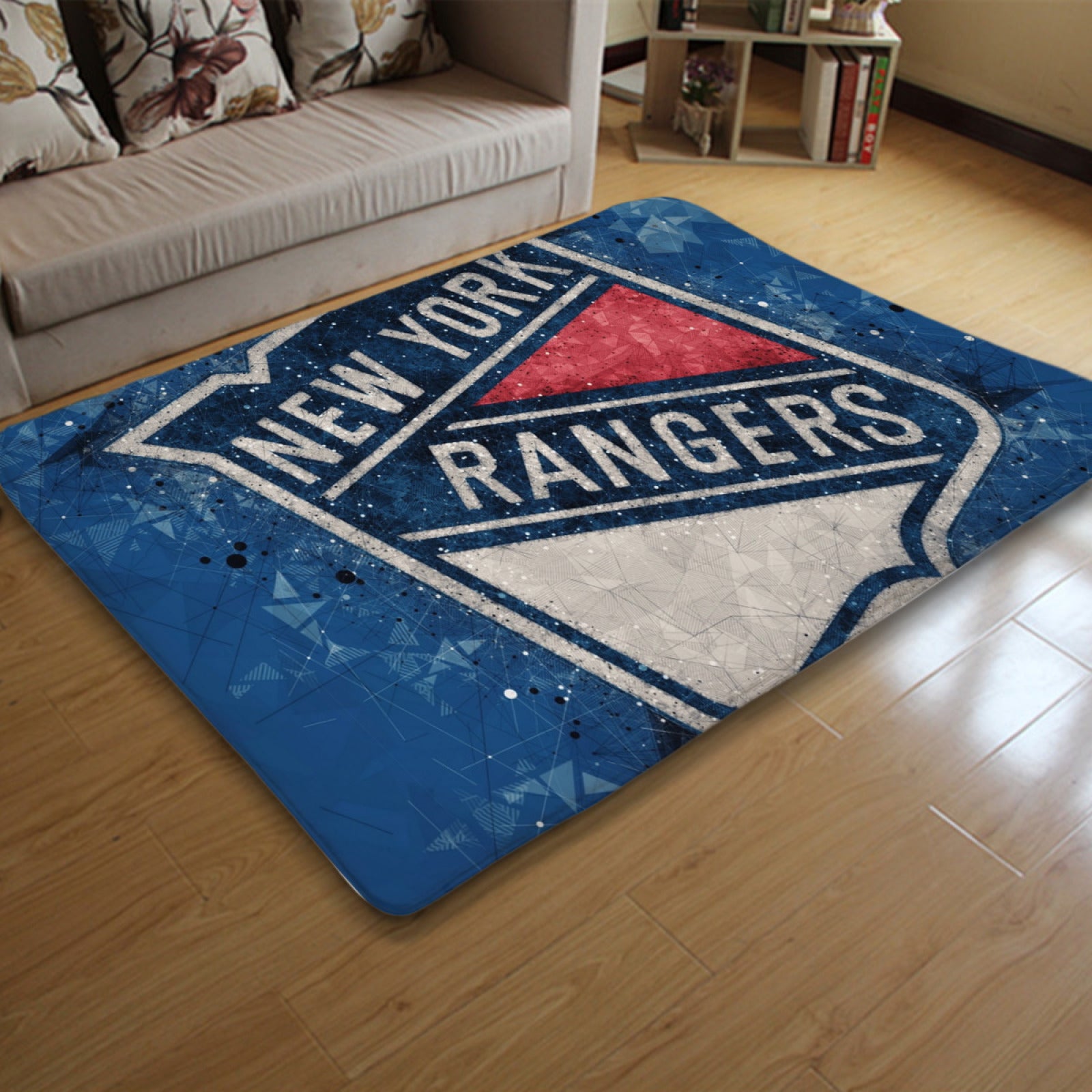 New York Rangers Hockey League Carpet Living Room Bedroom Mats Kitchen Bathroom Rugs